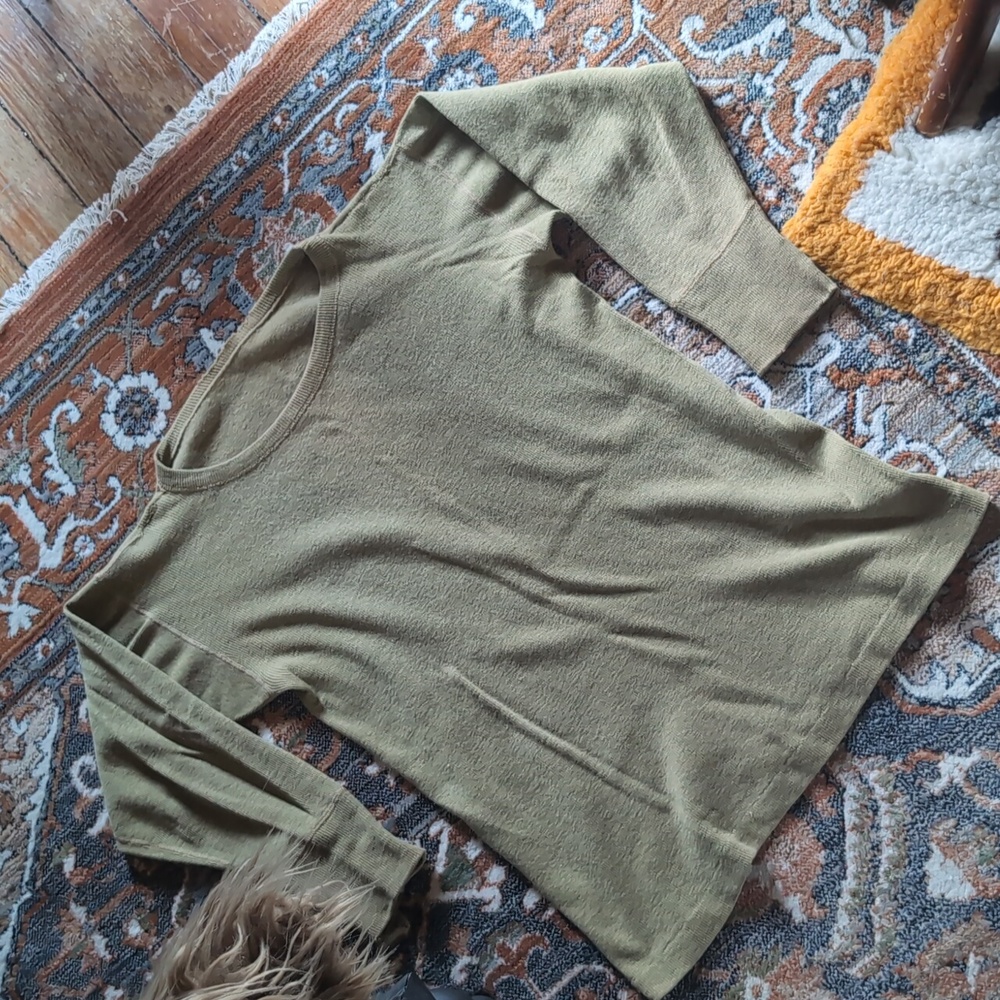 Vintage army wool thermal undershirt